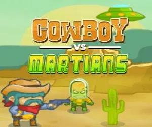 Cowboy Vs Martians full screen