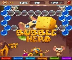 Bubble Hero 3d full screen