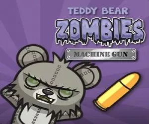 Teddy Bear Zombies Machine Gun full screen