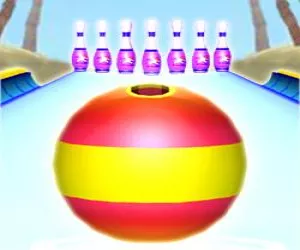 Beach Bowling 3d full screen