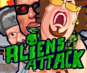 Aliens Attack full screen