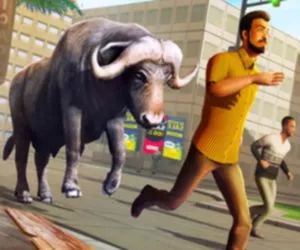 Game Angry Bull Attack Wi