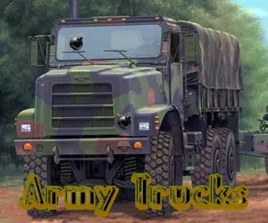 Army Trucks Hidden Objects full screen