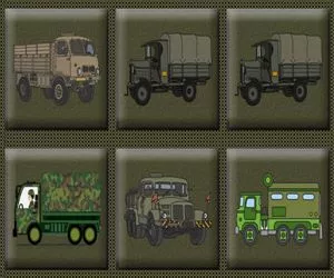 Game Army Trucks Memory