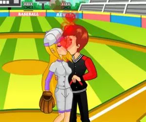 Game Baseball Kissing