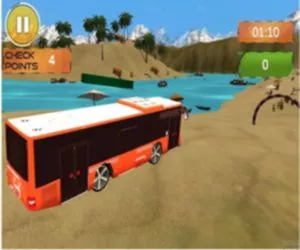 Game Beach Bus Driving : 