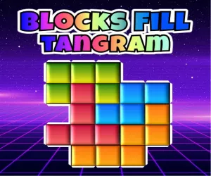 Blocks Fill Tangram Puzzle full screen