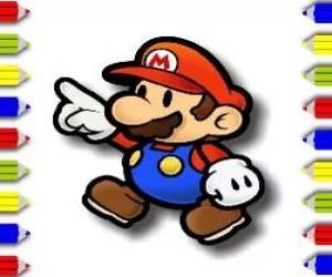 Game Bts Mario Coloring