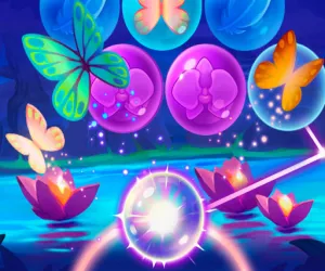 Game Bubble Pop Butterfly