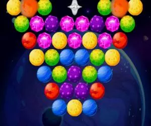 Game Bubble Shooter Plane