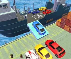 Game Car Transporter Ship