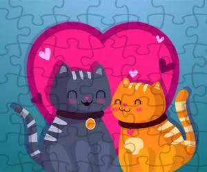 Game Cats Love Jigsaw