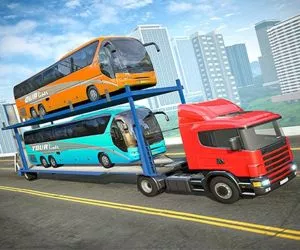 City Bus Transport Truck Free Transport Games full screen