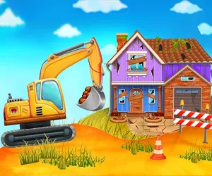 Play Construction Truck: Building Games 