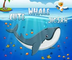 Game Cute Whale Jigsaw