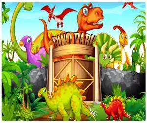 Game Dinosaurs Jigsaw Del