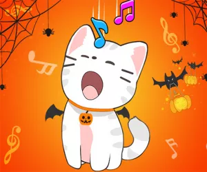 Duet Cats Halloween Cat Music full screen