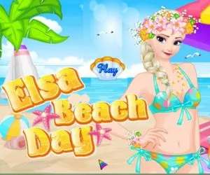 Game Elsa Beach Day