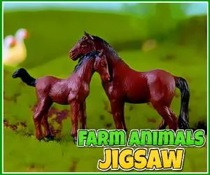 Game Farm Animals Jigsaw