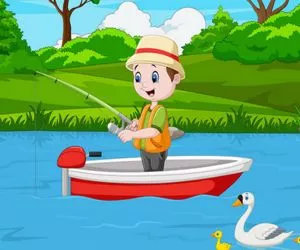 Fishing Jigsaw full screen