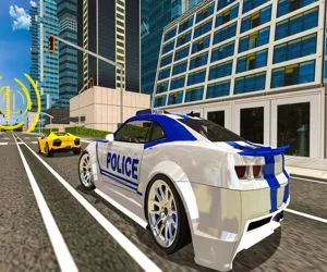 Game Flying Police Car Si