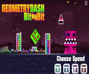 Play Geometry Jump Bit By Bit