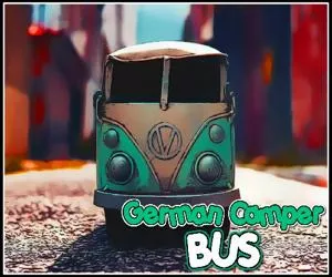 Game German Camper Bus