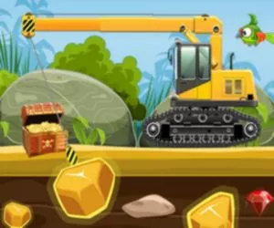 Game Gold Truck Crane