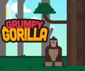 Grumpy Gorilla full screen