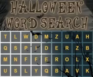 Game Halloween Word Searc