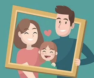 Game Happy Family Puzzle