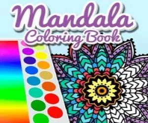 Game Mandala Coloring Boo