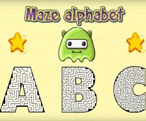 Game Maze Alphabet