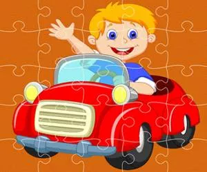 Game Pedal Cars Jigsaw