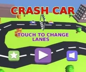 Pixel Circuit Racing Car Crash full screen