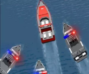 Game Police Boat Chase