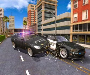 Game Police Car Stunt Sim