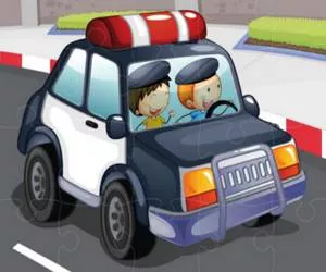 Game Police Cars Jigsaw