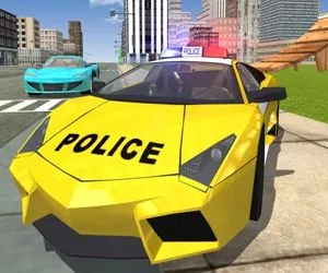 Game Police Drift Car