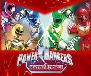 Power Rangers Match 3 Puzzle full screen