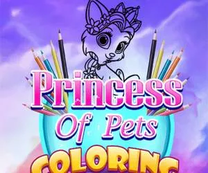 Princess Of Pets Coloring full screen