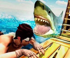 Game Raft Shark Hunting