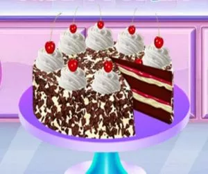 Real Black Forest Cake Cooking full screen