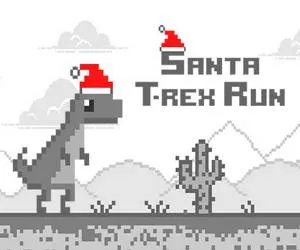 Game Santa T Rex Run