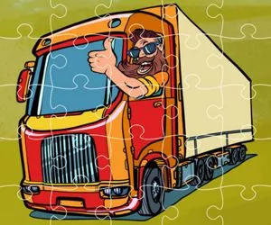 Game Semi Trucks Jigsaw