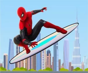 Game Spiderman Skateboard