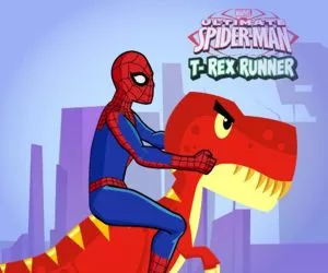 Game Spiderman T-rex Runn