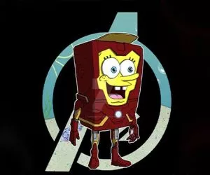 Game Spongebob Iron Man