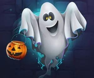 Spooky Ghosts Jigsaw full screen