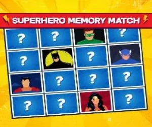 Game Superhero Memory Mat